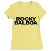 Rock Balboa Ladies Fitted T-Shirt