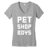 pet shop boy new Women's V-Neck T-Shirt
