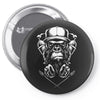 monkey Pin-back button