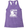 if zombies chase us im tripping you up Racerback Tank