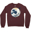 the great wave off sound Crewneck Sweatshirt