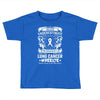 Never Underestimate The Strength Of A Lung Cancer Warrior Toddler T-shirt