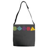 dungeons and dragons die hit Adjustable Strap Totes