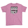 pop off square Youth Tee