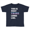 This is What Trans Looks Like Toddler T-shirt