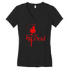 hipsoul Women's V-Neck T-Shirt