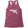 detroit smoking gun Racerback Tank