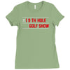 my best round is the 19th hole funny golf drinking Ladies Fitted T-Shirt