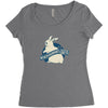 jurassic bunnies Women's Triblend Scoop T-shirt