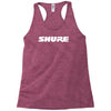 shure logo Racerback Tank