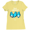 shit happens Ladies Fitted T-Shirt