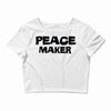 peace maker Crop Top
