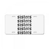 Sisters License Plate