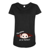 Disculpame Ya Es Febrero? Maternity Scoop Neck T-shirt