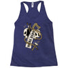 work hard until die Racerback Tank