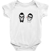 SKULL ON TWO FACE Baby Onesie