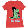 tee rex Ladies Fitted T-Shirt