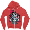 mr topstache vs jthree Zipper Hoodie