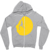 adrenaline addict rock climbing Zipper Hoodie