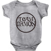 team damon salvatore (6) Baby Onesie