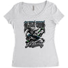 black bood Women's Triblend Scoop T-shirt