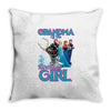 grandma of the birthday girl Throw Pillow