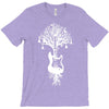 nature guitar white tree music banksy art T-Shirt