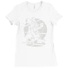 movie retro Ladies Fitted T-Shirt