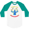 snakes are awesome 3/4 Sleeve Shirt