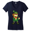 happy saint patrick day simpson 2 Women's V-Neck T-Shirt