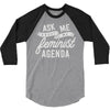 feminist agenda 3/4 Sleeve Shirt