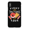 fight for the things you love pizza donuts iPhoneX Case