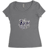 believe you can do it Women's Triblend Scoop T-shirt