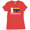 I love Venezuela Ladies Fitted T-Shirt