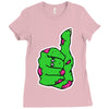 zombie okay Ladies Fitted T-Shirt