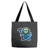 mitesized skeleboy Tote Bags