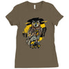 sundown owl Ladies Fitted T-Shirt