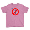 no selfie sticks girls Youth Tee