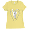 classic black tuxedo t shirt Ladies Fitted T-Shirt