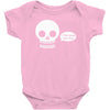 i live inside your face skull Baby Bodysuit