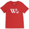 w anchor mens funny offensive V-Neck Tee