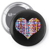 Heart Pin-back button