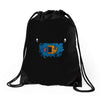 big fish wins Drawstring Bags
