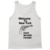 welcome to new york duck mother fucker black t shirt Tank Top