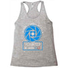 aperture science volunteer Racerback Tank