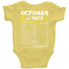 October Girl Facts Scorpio Baby Onesie