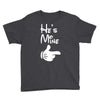 he's mine she's mine Youth Tee
