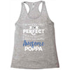 awesome poppa Racerback Tank