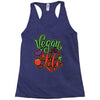 vegan for life Racerback Tank