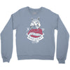 bad cat   gatos locos Crewneck Sweatshirt